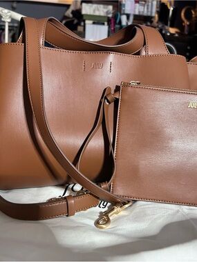 Juliette Soft Small Tote in whiskey Leather